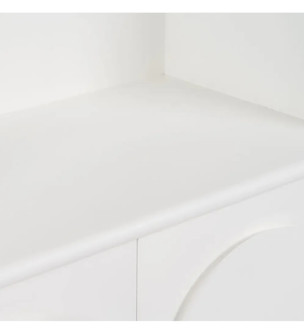 Regał BERET 80 cm drewno jodłowe biała