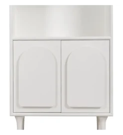 Regał BERET 80 cm drewno jodłowe biała