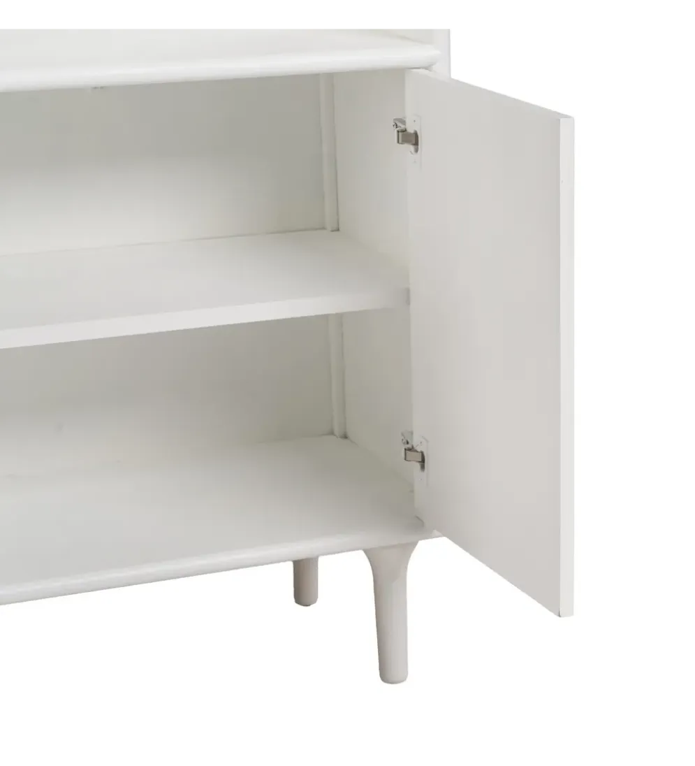 Regał BERET 80 cm drewno jodłowe biała