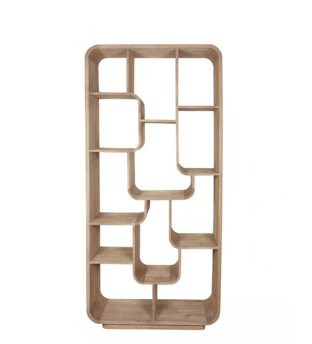 Regał BRIX LOGAN 190 cm drewno mango naturalny