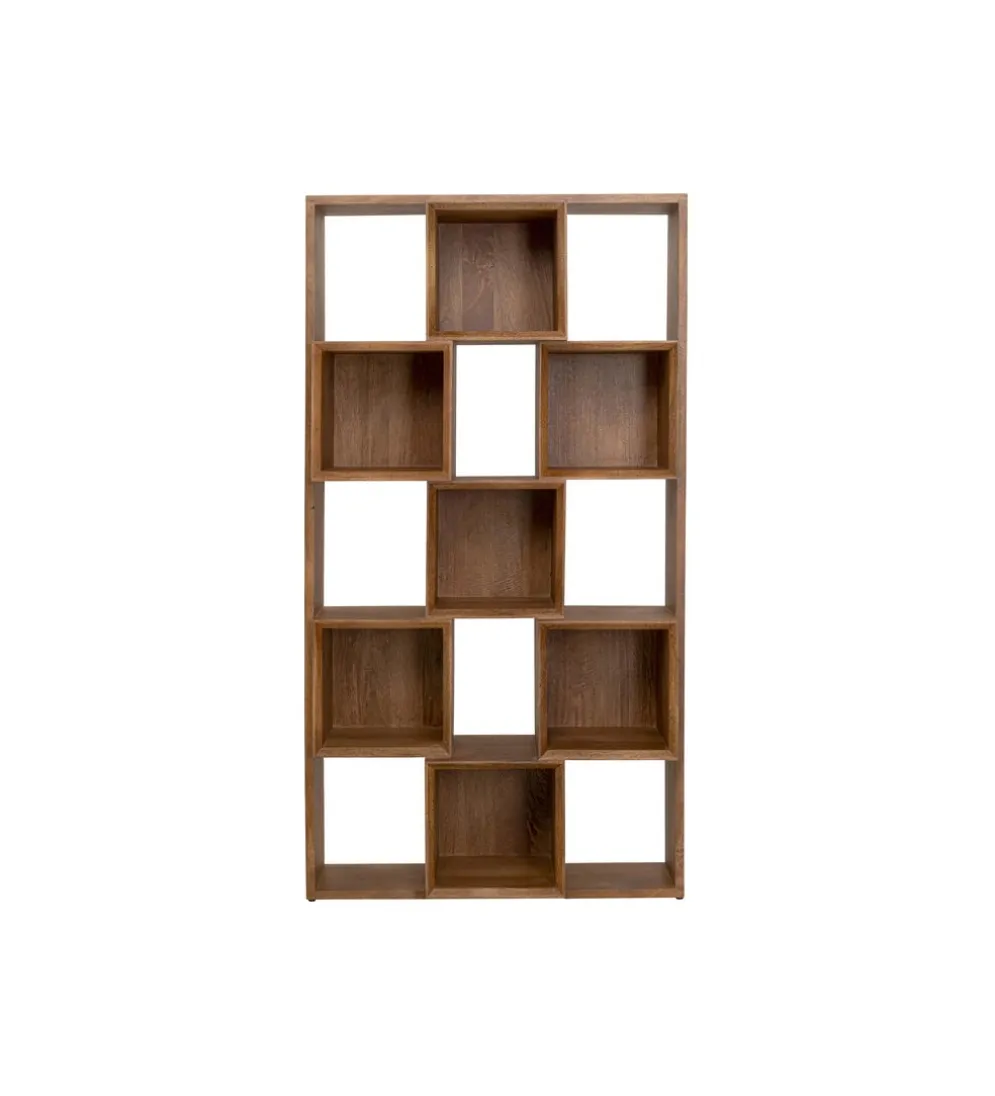 Regał CUBES BALANCE 103 x 192 cm drewno mango