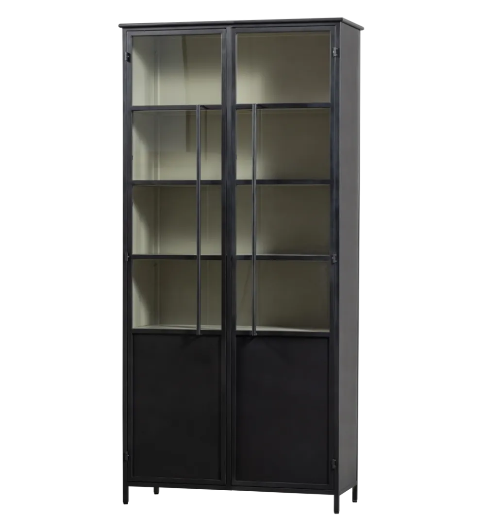 Regał EXHIBIT 200 cm czarny
