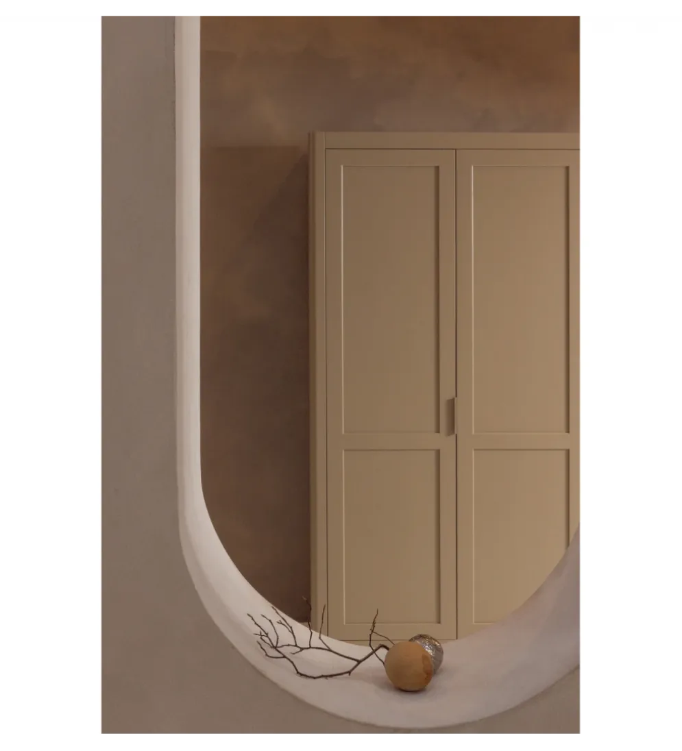 Regał GUNNAR 217 x 120 cm szary piaskowy