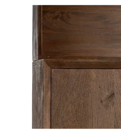 Regał KILIAN 195 cm drewno mango brązowa