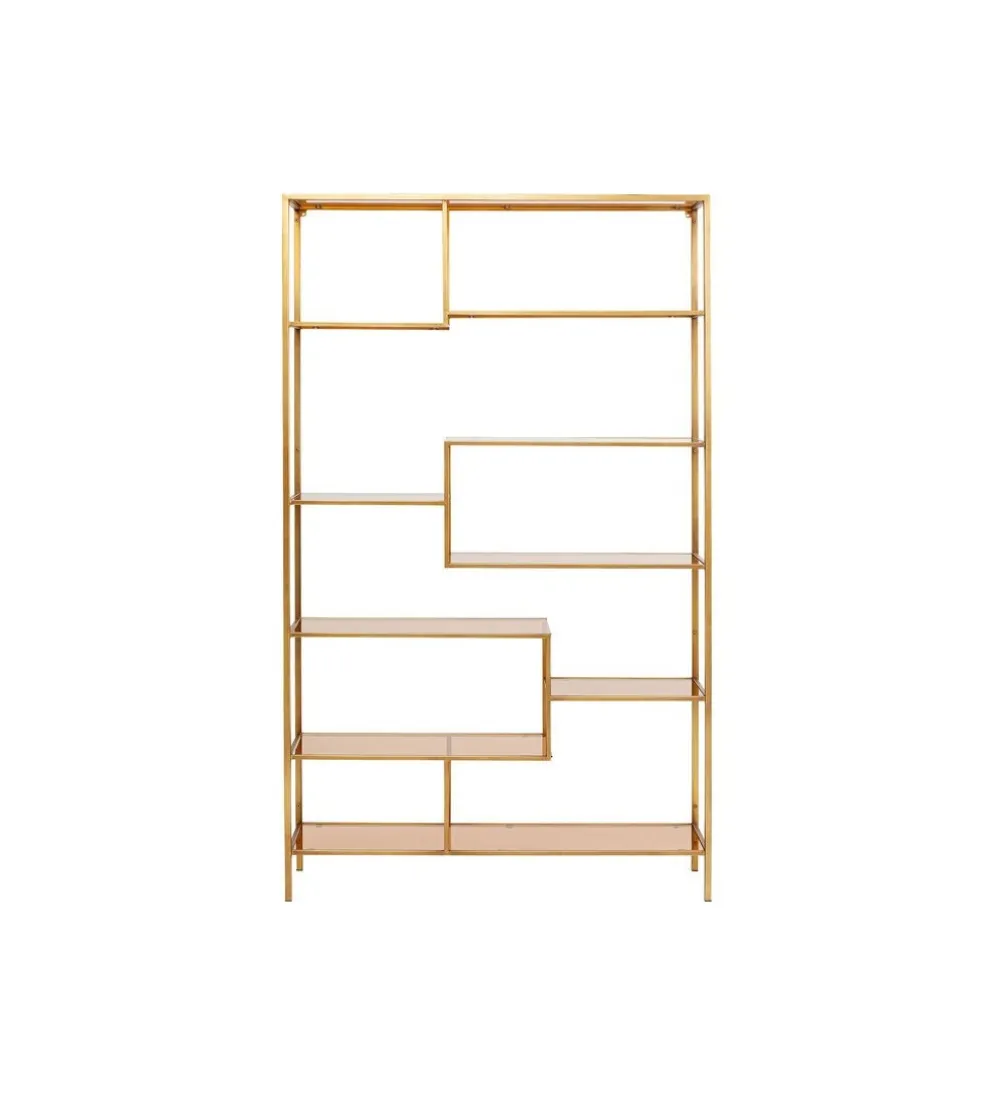 Regał LOFT 115 cm złoty