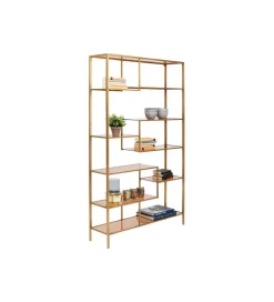 Regał LOFT 115 cm złoty