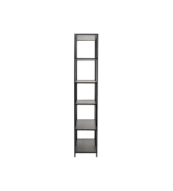 Regał LOFTIE 77 x 185 cm czarny