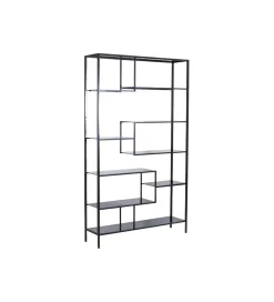 Regał metalowy Loft 195 cm x 115 cm czarny