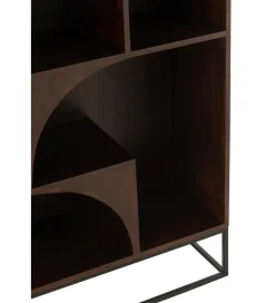 Regał MODE 168 cm drewno mango brązowy