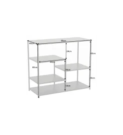 Regał OLIMPIA 90 cm czarny