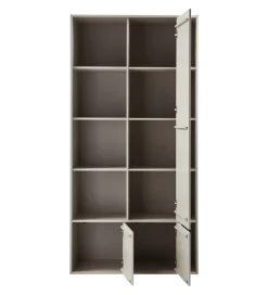 Regał SETTLE 218 cm drewno sosny dust