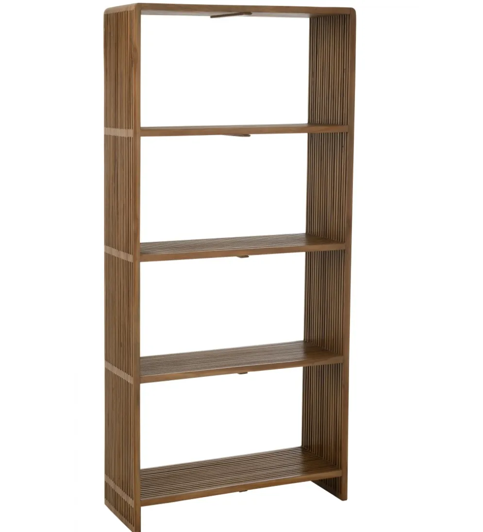 Regał SHELIS 190 cm drewno teak