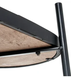 Regał WAFAM 110 cm czarny