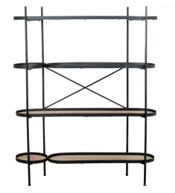 Regał WAFAM 110 cm czarny