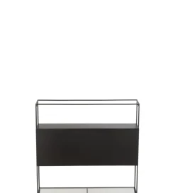 Regał wiszący Square 80 cm czarny