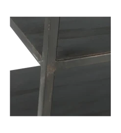 Regał WOLFRAM 185 cm metalowy czarny