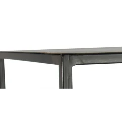 Regał WOLFRAM 185 cm metalowy czarny