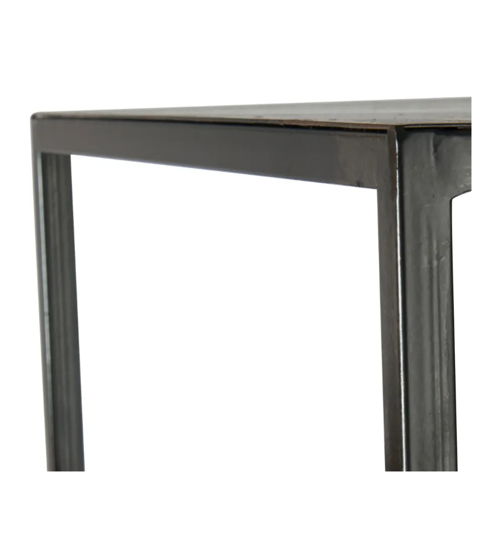Regał WOLFRAM 185 cm metalowy czarny