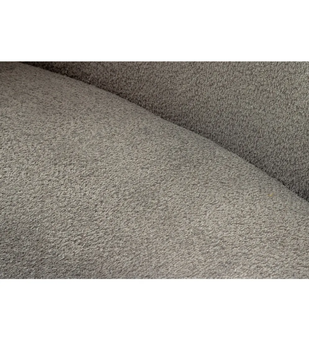 Sofa ATELIER 230 cm 3 osobowa bouclé szary