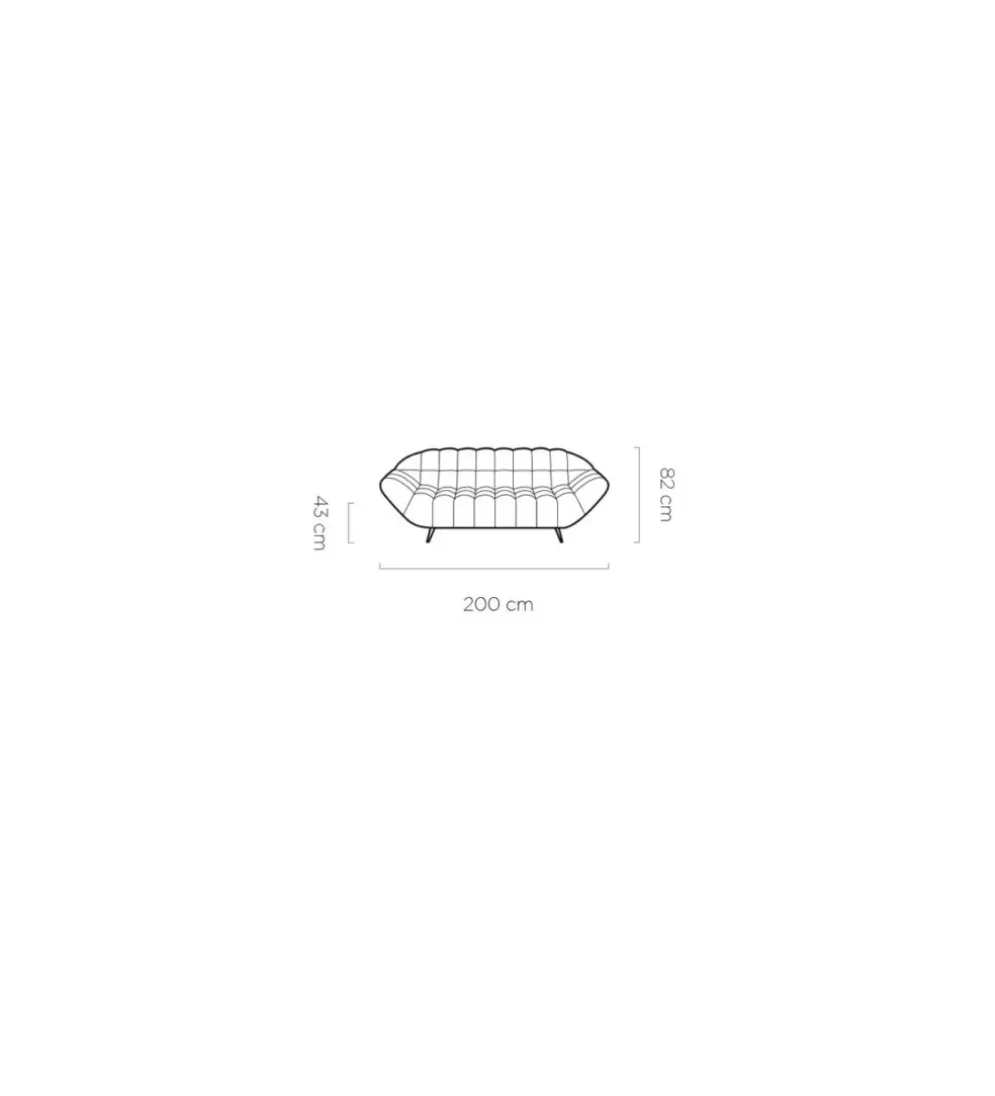 Sofa dwuosobowa MALLOW Gappa 200 cm