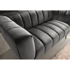Sofa dwuosobowa Scarlett 165 cm szara