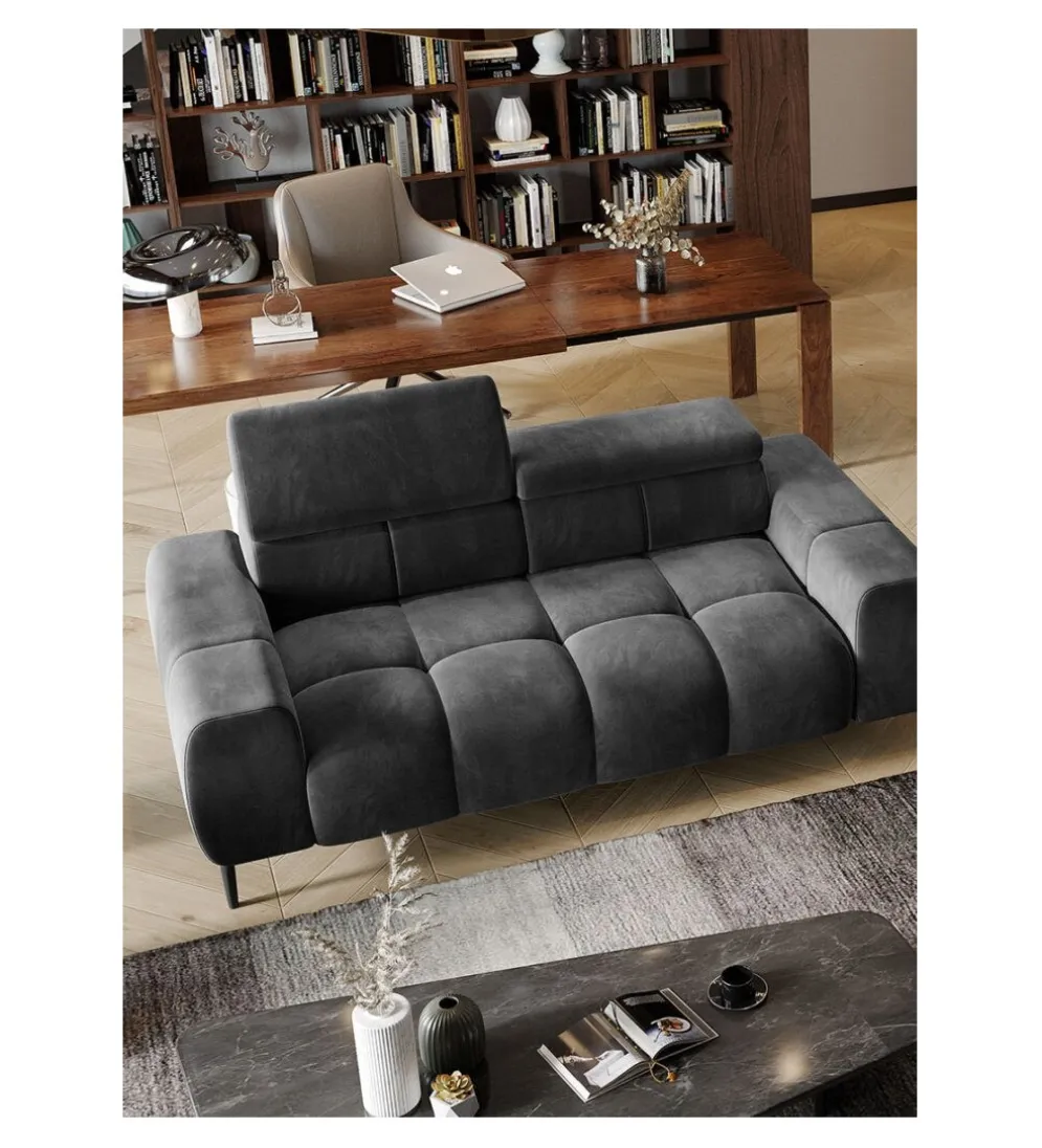 Sofa ELEKTRA Plaza 212 cm z elektrycznie wysuwanym siedziskiem
