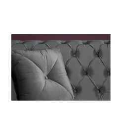 Sofa Euphoria 225 cm srebrno szara