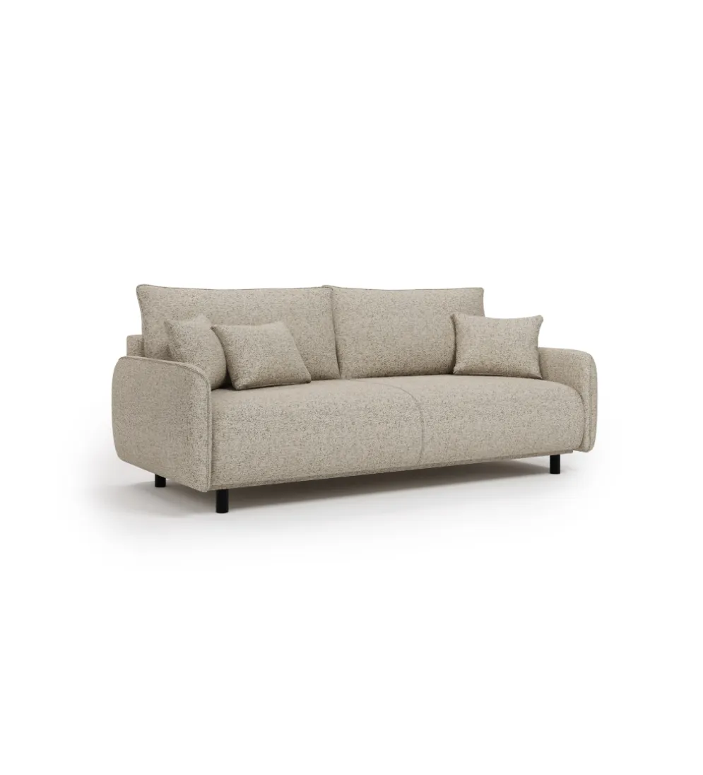 Sofa FABIOLA 218 cm z funkcją spania z pojemnikiem na pościel