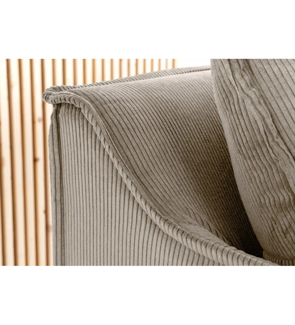 Sofa HEAVEN 200 cm cord greige