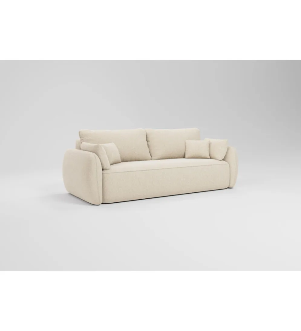 Sofa MORETTI 238 cm z funkcją spania z pojemnikiem na pościel