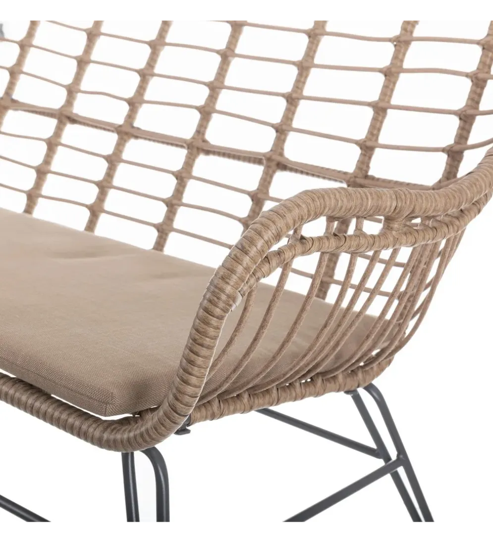 Sofa ogrodowa ARIKI 121 cm naturalna