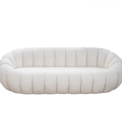 Sofa PUFETER 199 cm biała