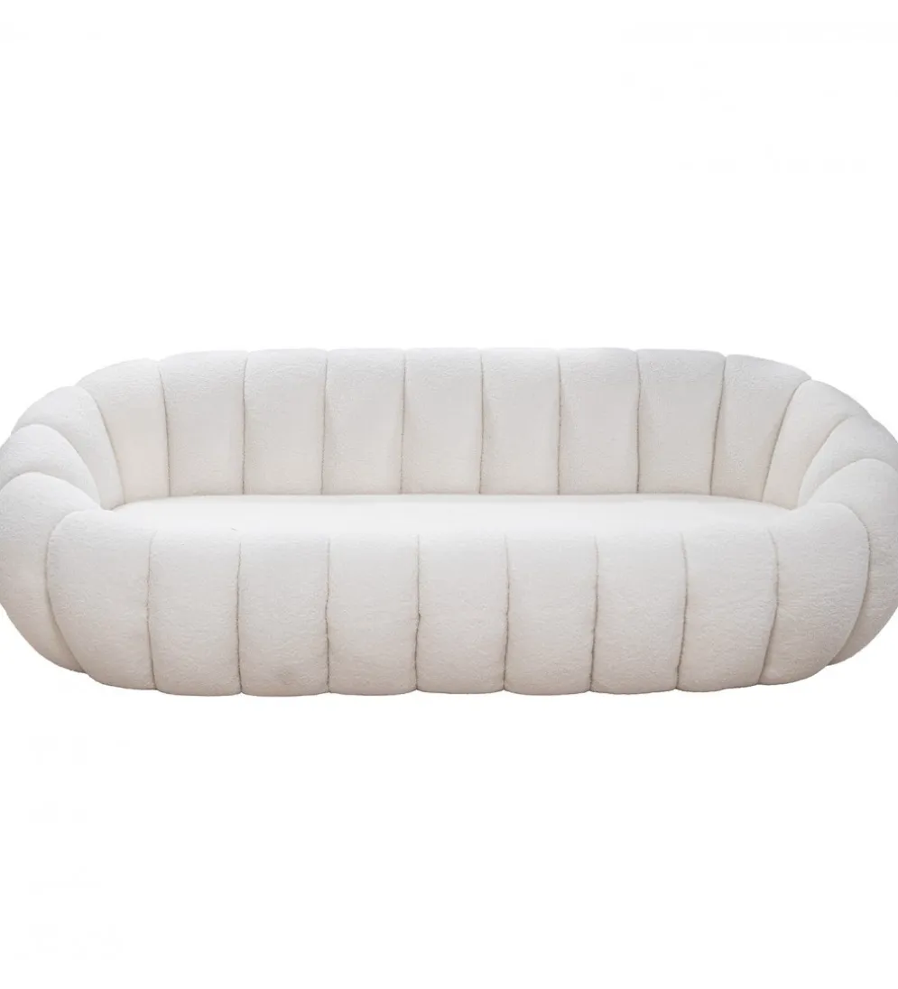 Sofa PUFETER 199 cm biała