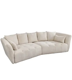 Sofa ROYAL 295 cm XL bouclé szampański beż