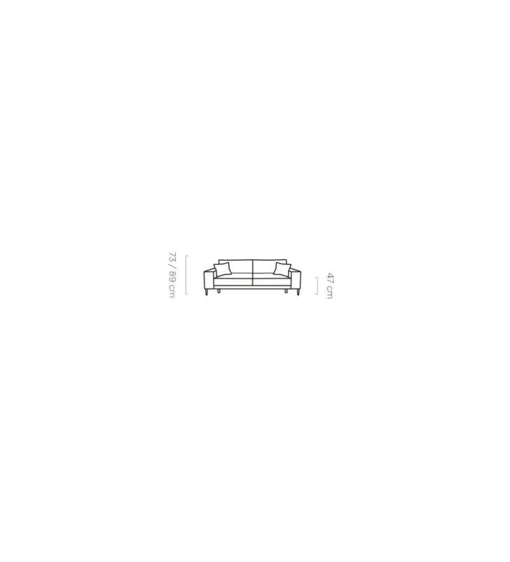 Sofa rozkładana CAPITOL 250 cm z funkcją spania