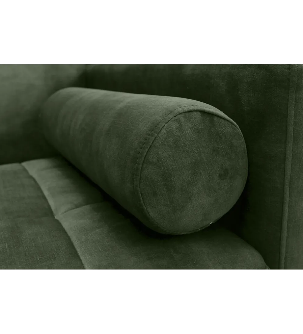 Sofa rozkładana MANILLA 196 cm ciemnozielona