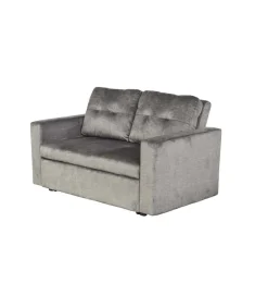 Sofa SMART 140 cm z funkcją spania welwet szary