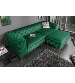 Sofa SOFIJA 240 cm szmaragdowa zieleń