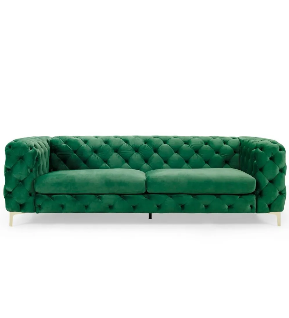 Sofa SOFIJA 240 cm szmaragdowa zieleń