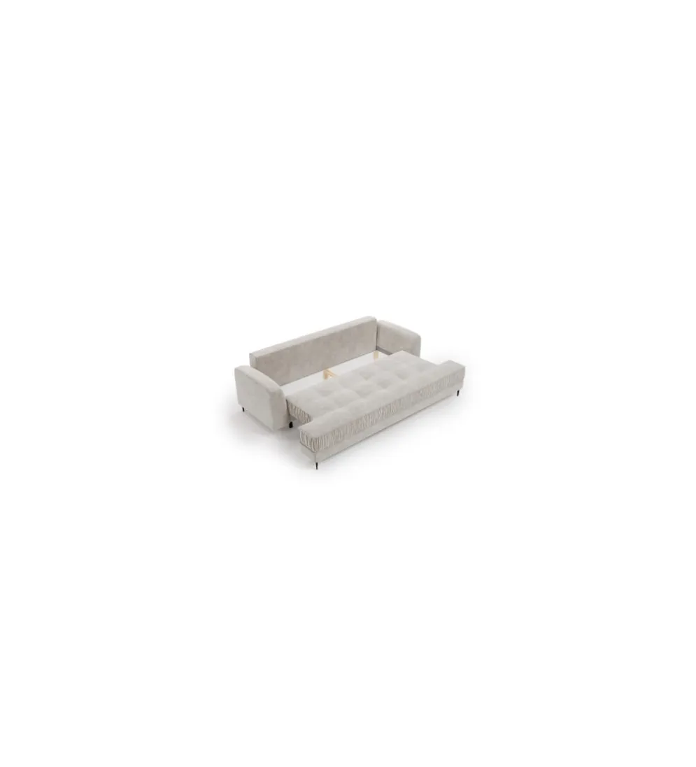 Sofa VELLO 238 cm z funkcją spania z pojemnikiem na pościel