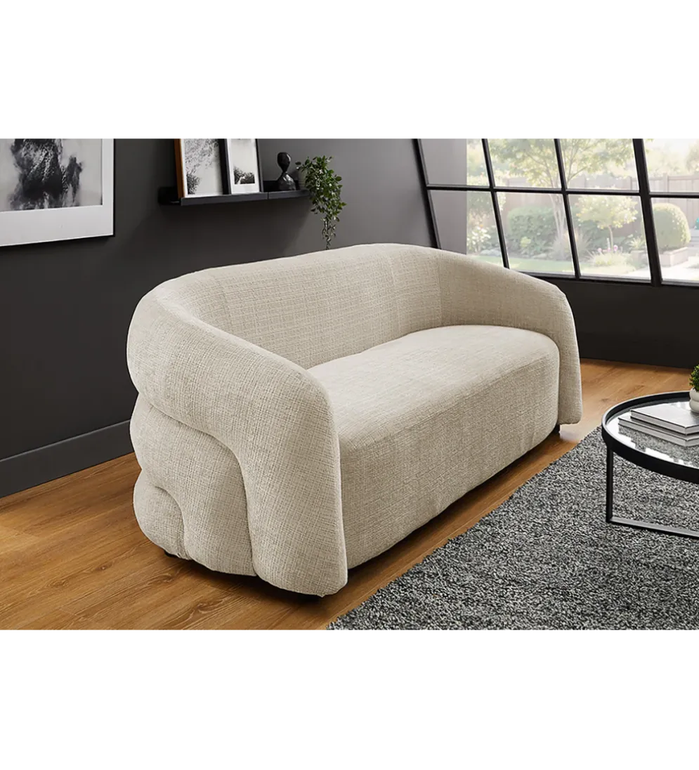 Sofa VOQUE 200 cm chenille beżowa