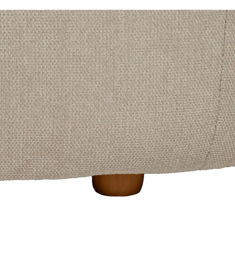 Sofa YAK 2-osobowa 120 cm kasztan