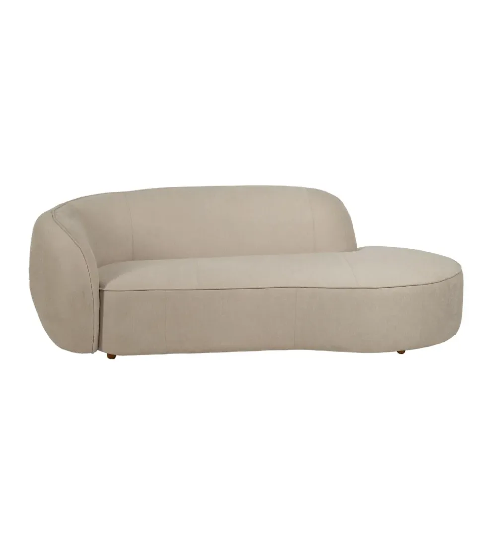 Sofa YAK 2-osobowa 120 cm kasztan