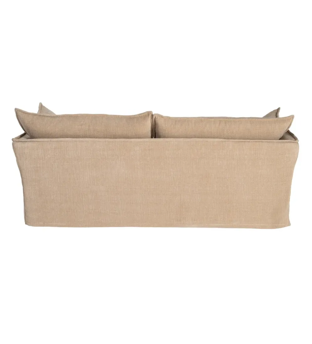 Sofa ZAPLASO 221 cm beżowa