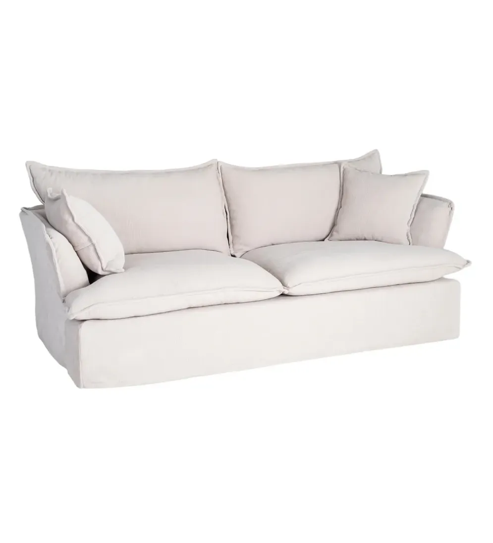 Sofa ZAPLASO 221 cm biała