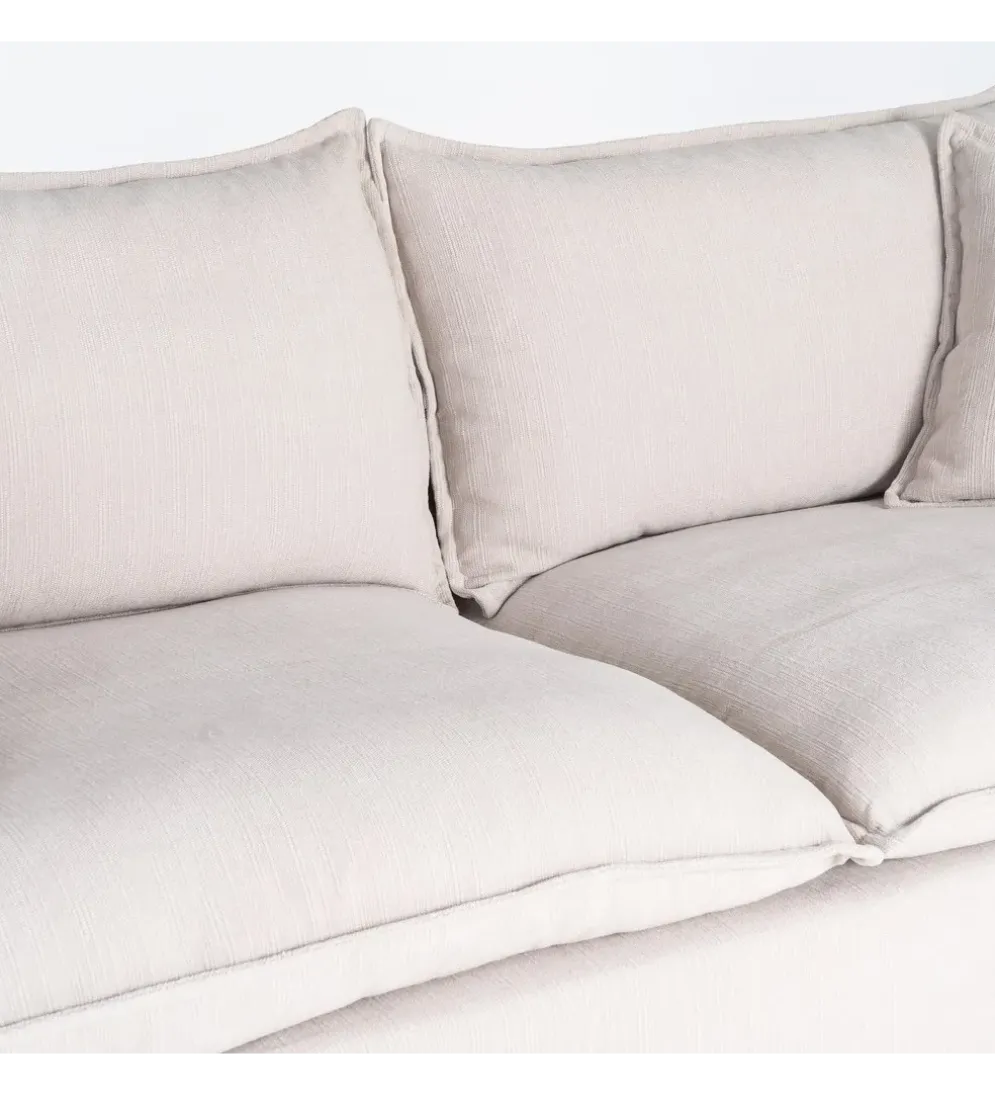 Sofa ZAPLASO 221 cm biała