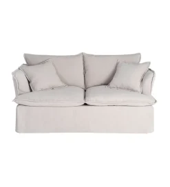 Sofa ZAPLASO 181 cm kremowa