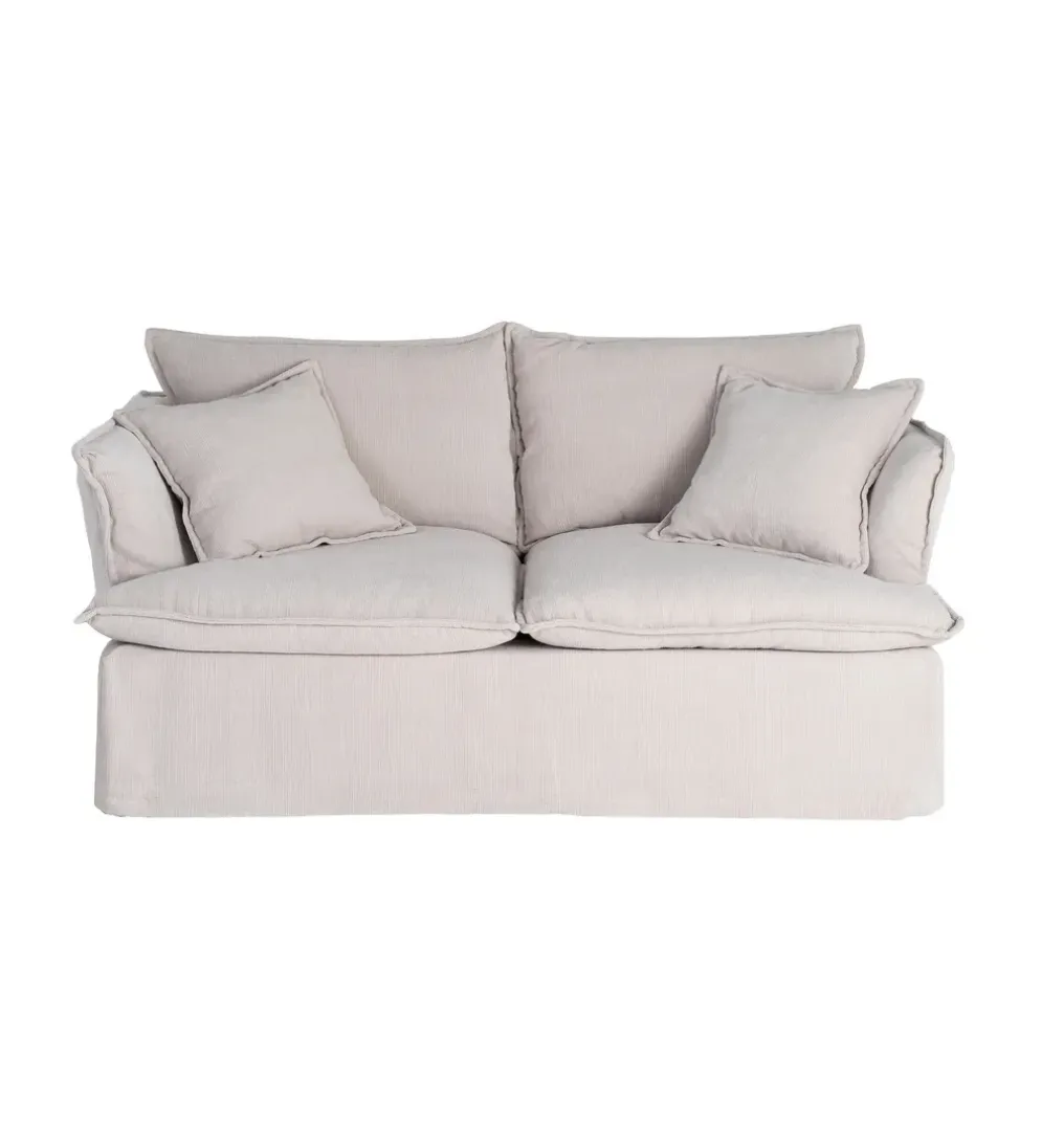 Sofa ZAPLASO 181 cm kremowa