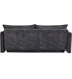 Sofa z funkcją spania APARTMENT 215 cm welur szara