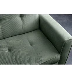Sofa z funkcją spania SMART 180 cm cord zielony